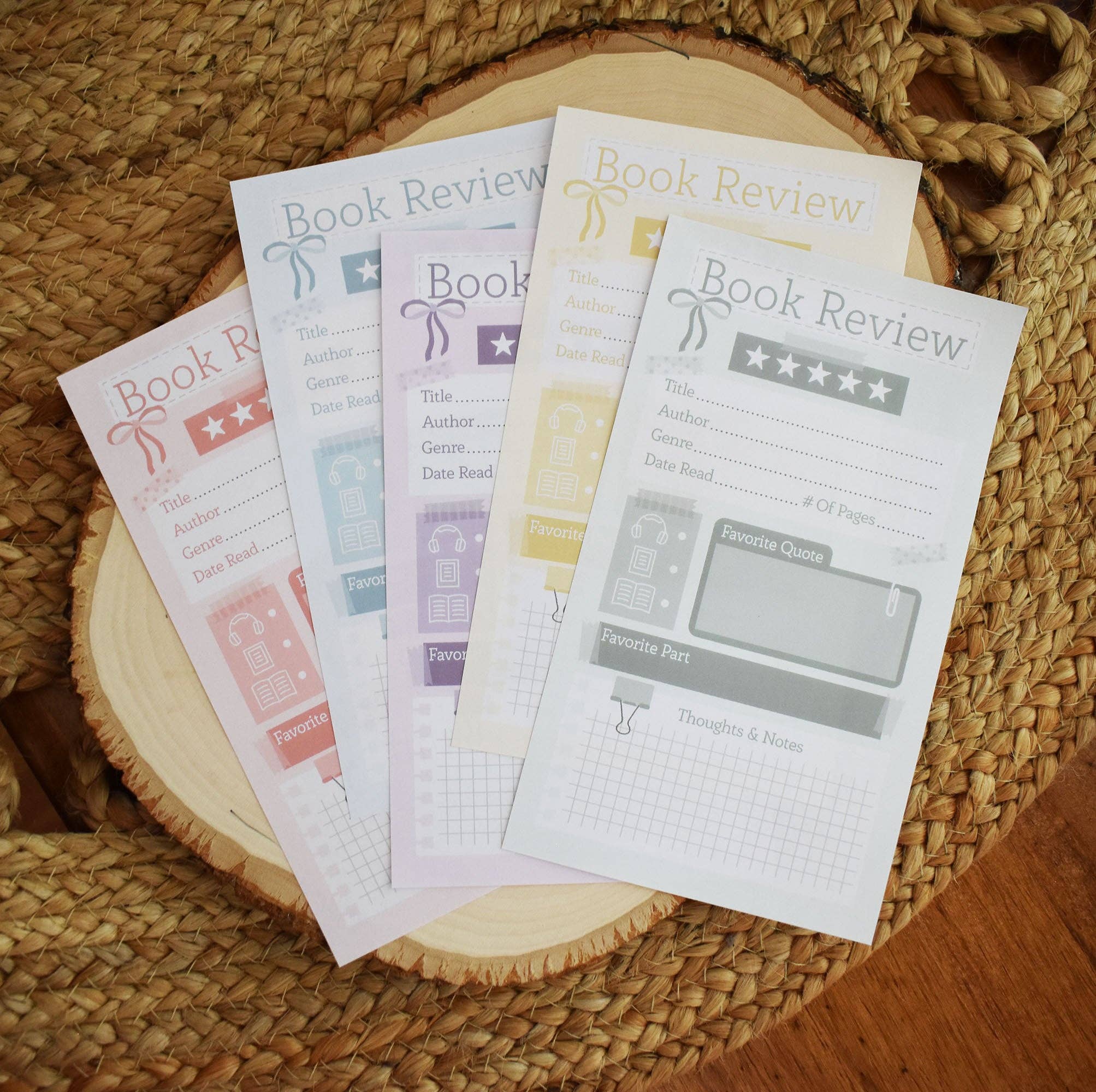 Wild North Co - Wholesale Notepad - Book Review Notepad - Scrapbook3