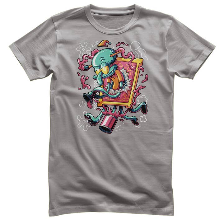 Squidward Art Crash T-Shirt for wholesale by Hybris Production AB
