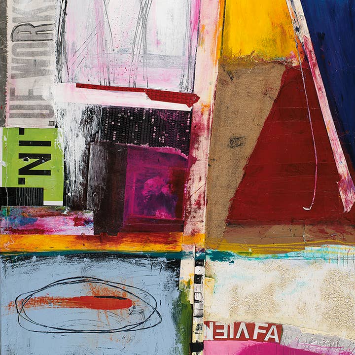 #090708 <br> Título: Trae el Calor <br> Impresión de Arte en Técnica Mixta para venta al por mayor de Michel Keck LLC