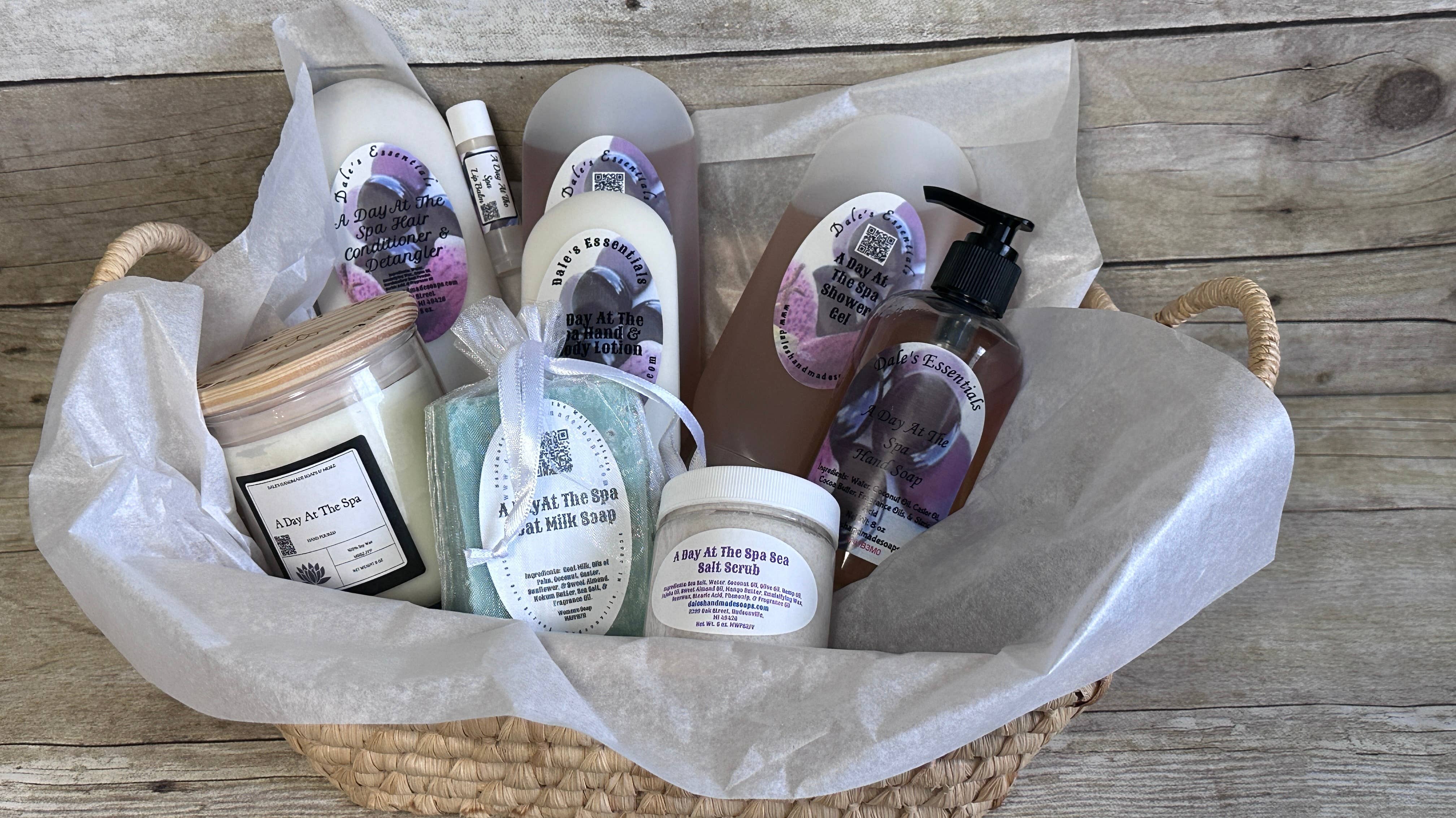 Dales Handmade Soaps & More - Wholesale Bath & Body Set - New Product Line Gift Basket0