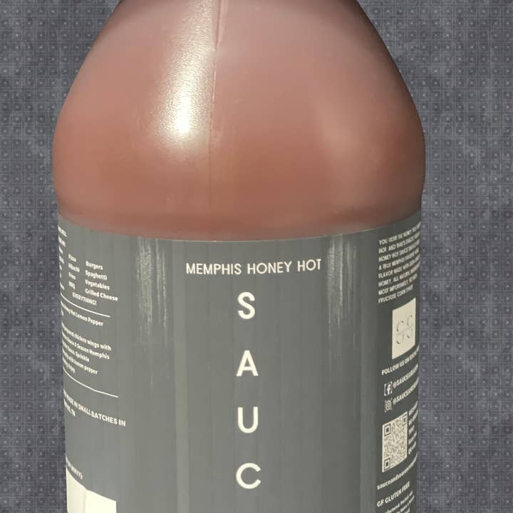 Sauce & Season - Wholesale Hot sauce - Honey Hot Sauce Memphis Honey Hot Sauce 64 FL OZ Jug1