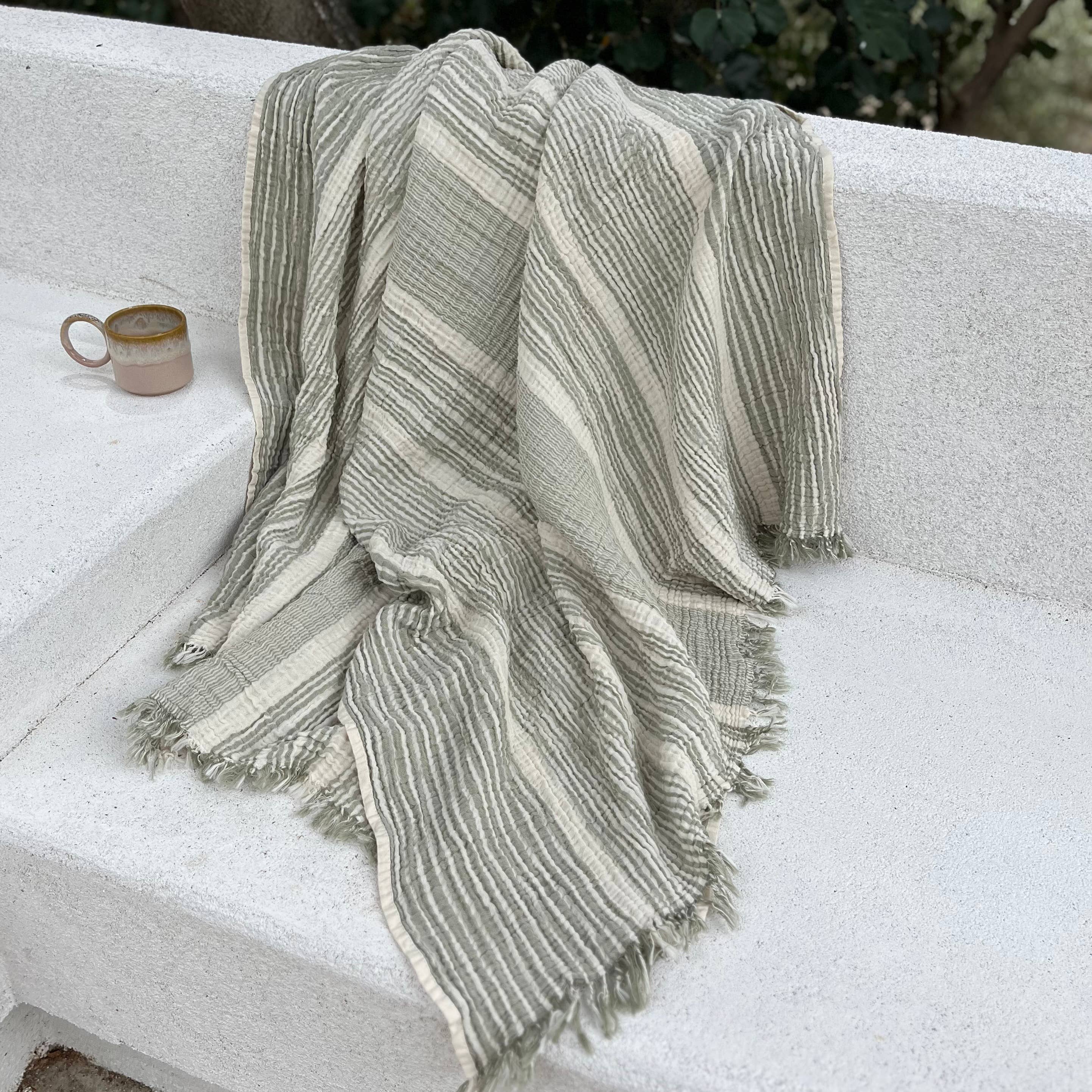 loom.ist - Wholesale Throw Blanket - Muslin Cotton Throw17