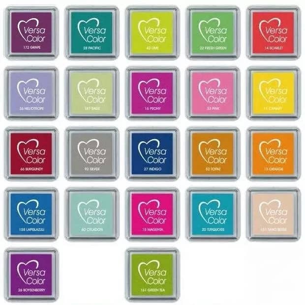 Fingerprint Versacolor Ink Pad - 25 Colour Options - Crafts for wholesale by Dotty About Paper
