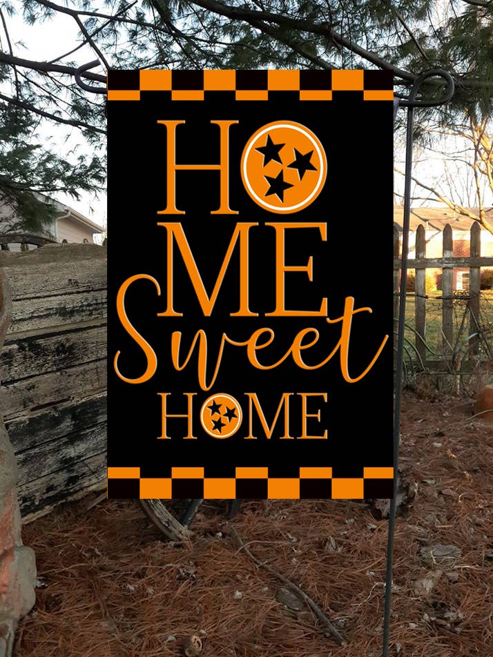 Tennessee 2 Home Sweet Home Garden Flag for wholesale by Happy Cow Lawn Decor