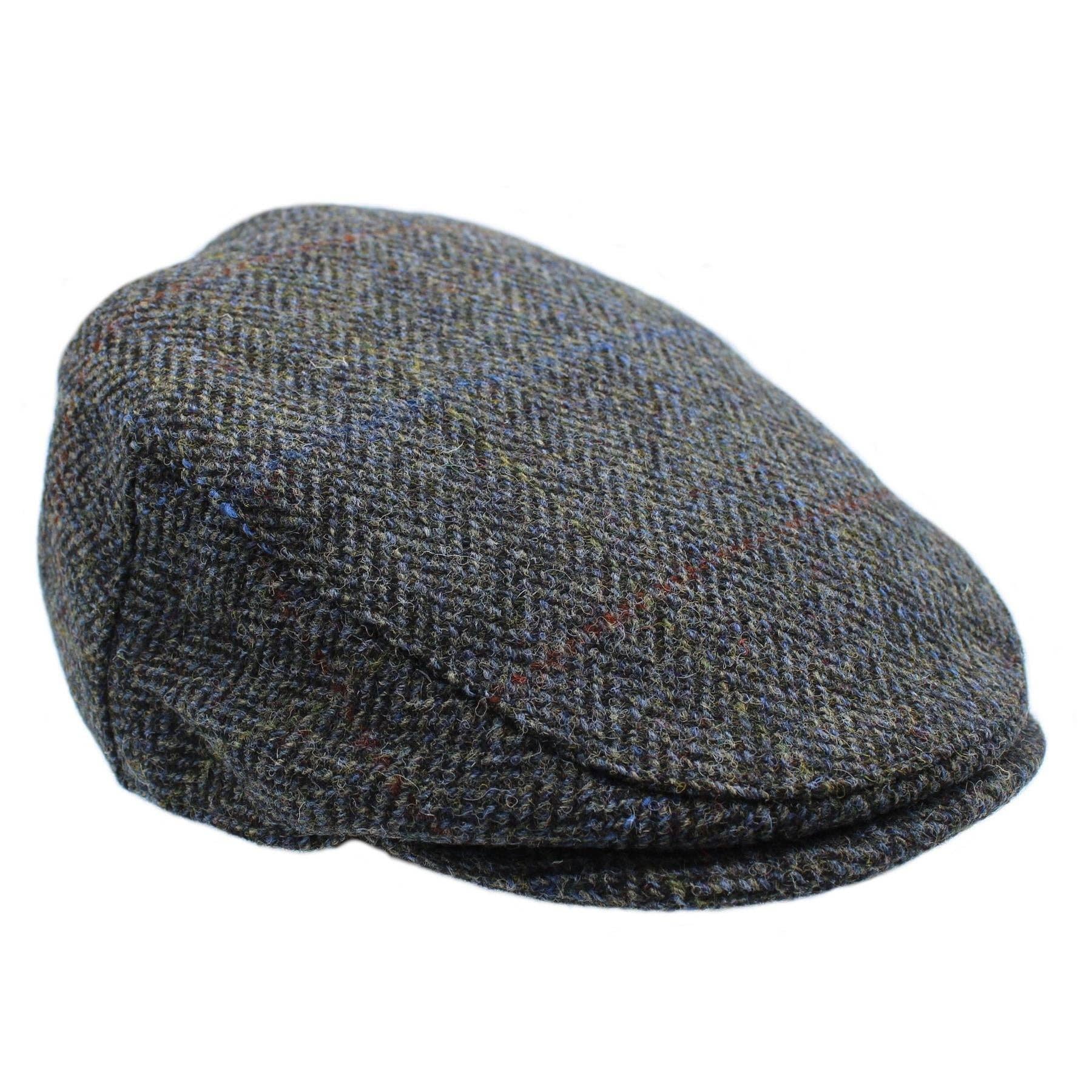Heather Hats & Accessories - Wholesale Flatcap - Men's - Highland Harris Tweed Flat Cap ZH0147