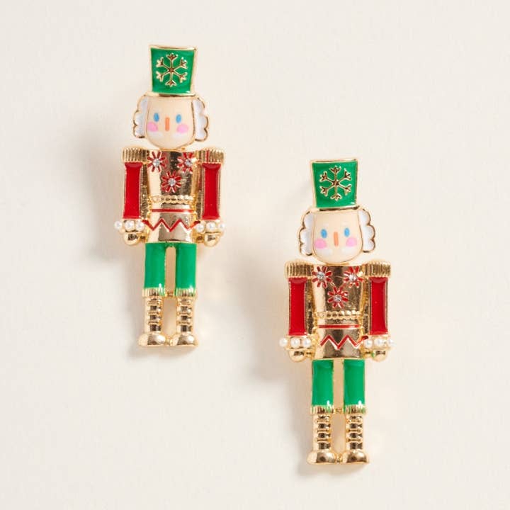 Designature New York – Engroshandel Ørestikkere – Jule-nøddeknækker med perledetalje ørestikker10