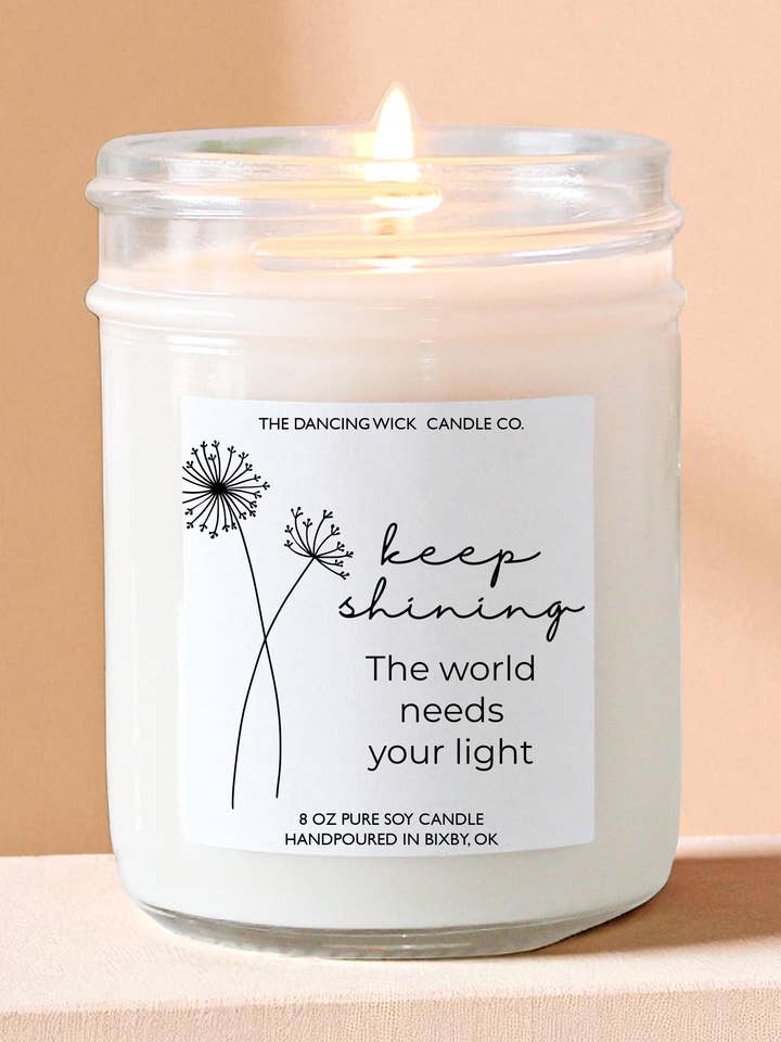Encouragement Gift Candle / Golden Hour Scent for wholesale by THE DANCING WICK CANDLES