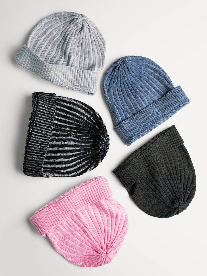 Paquete de gorros holgados y acanalados con puños (ahorre 30 dólares en este paquete) para venta al por mayor de SAACHI