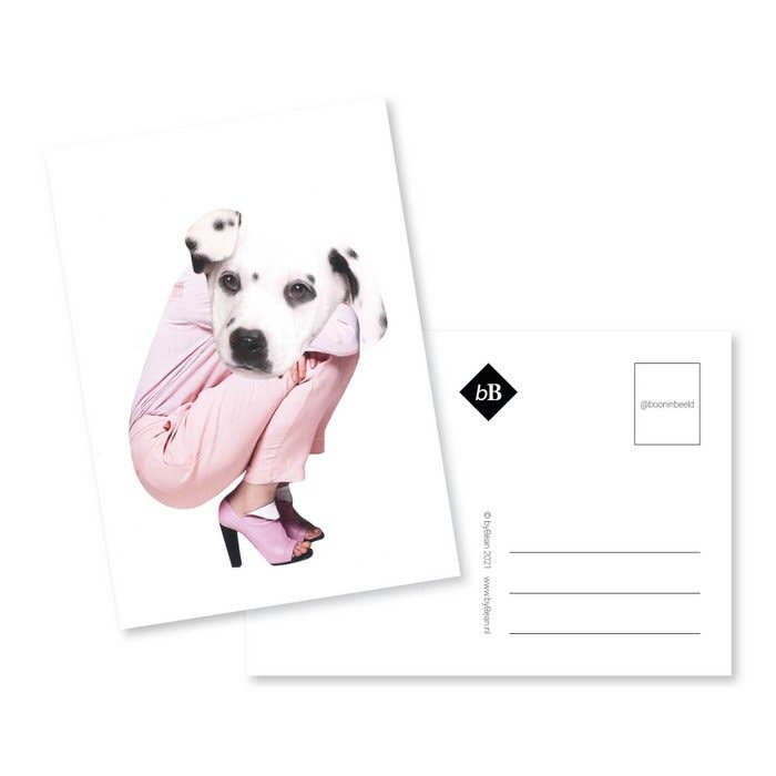 Hella Collage-Karte für Hunde für den Großhandel von byBean