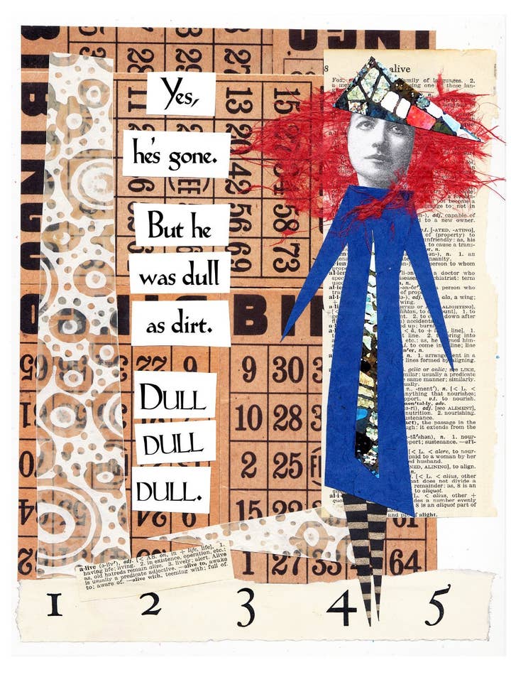 Dull Dull Dull - Print for wholesale by Ampersand Cards