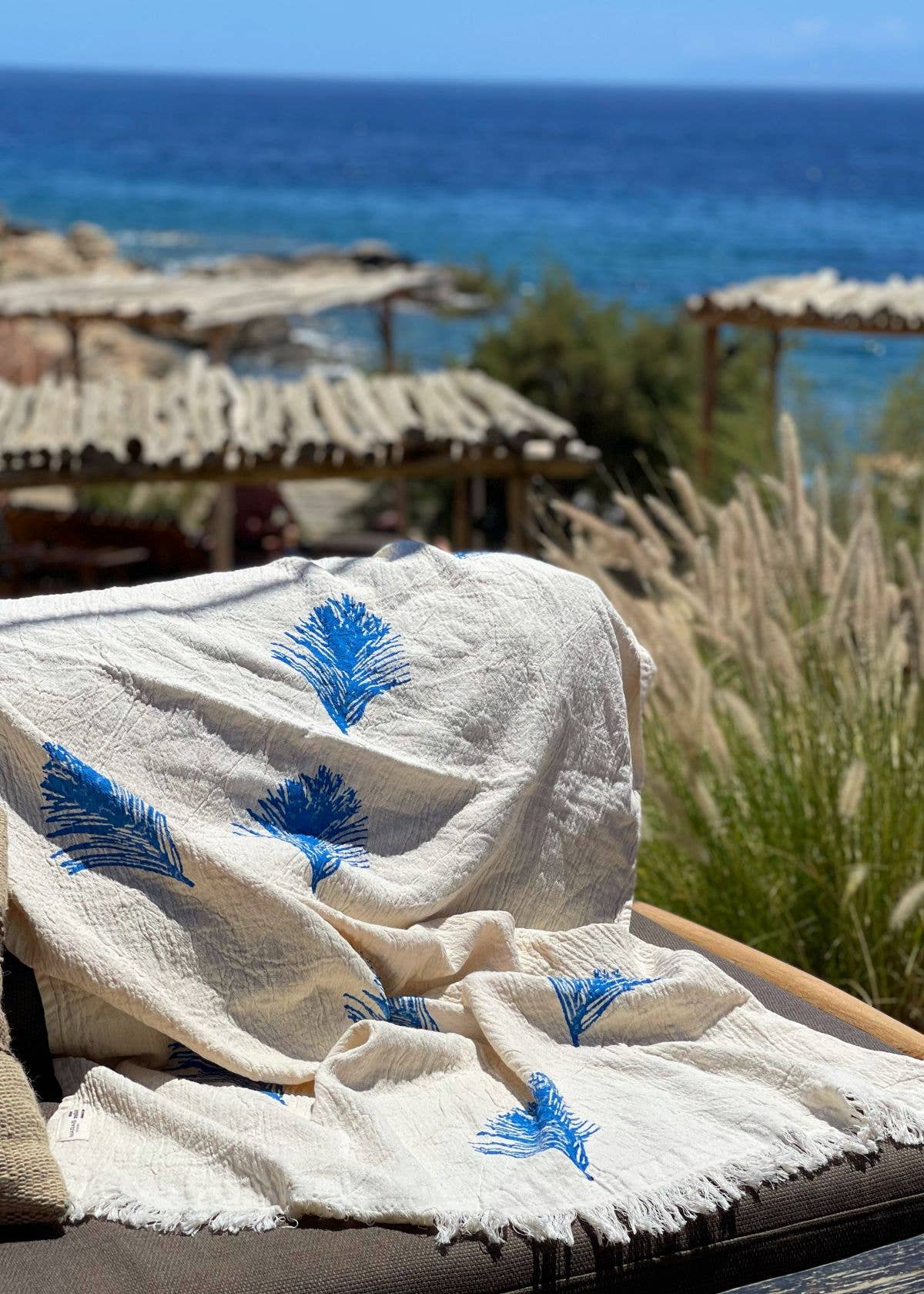 MARAÏS ATHENS – wholesale Beach towel – Organic Cotton Peshtemal Towel Elafry1