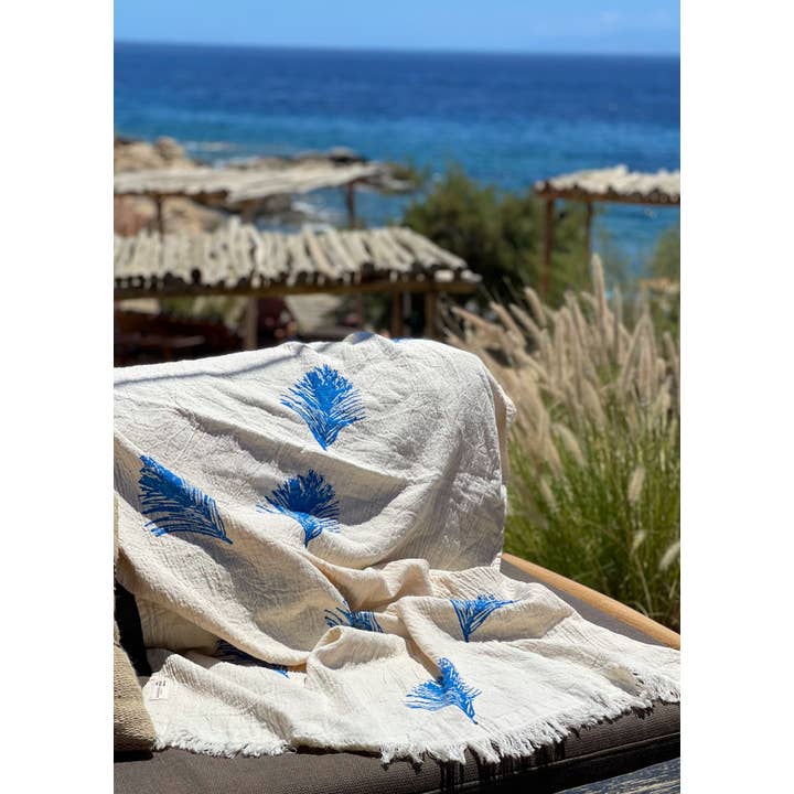 MARAÏS ATHENS – wholesale Beach towel – Organic Cotton Peshtemal Towel Elafry1