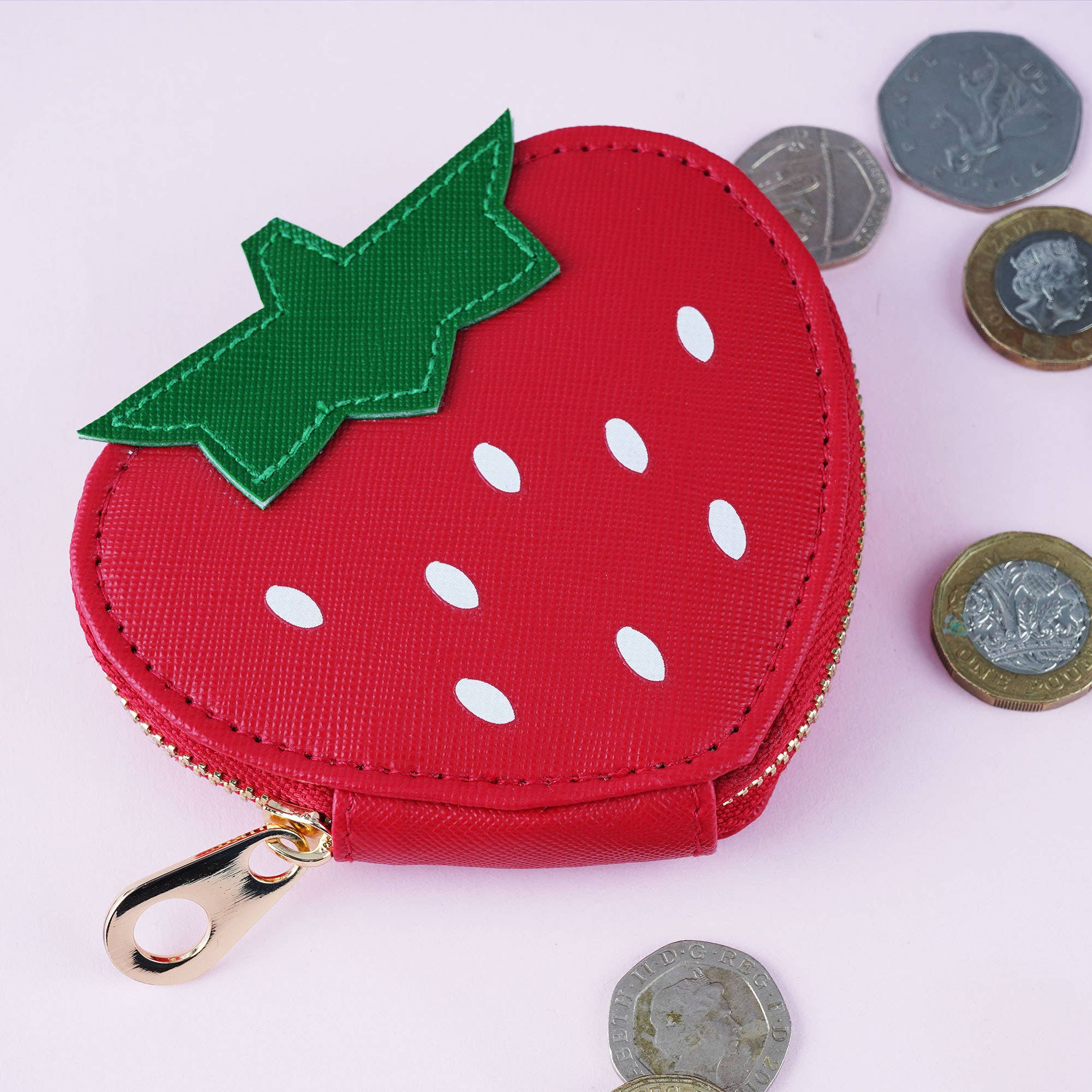 CGB Giftware - Vente Porte-monnaie – unisexe - Porte-monnaie Champ de Fraises0