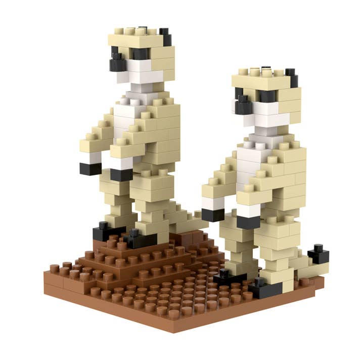 Toysmith - Wholesale Toy Set - Kids - Brixies Small Zip Bag Meerkat1