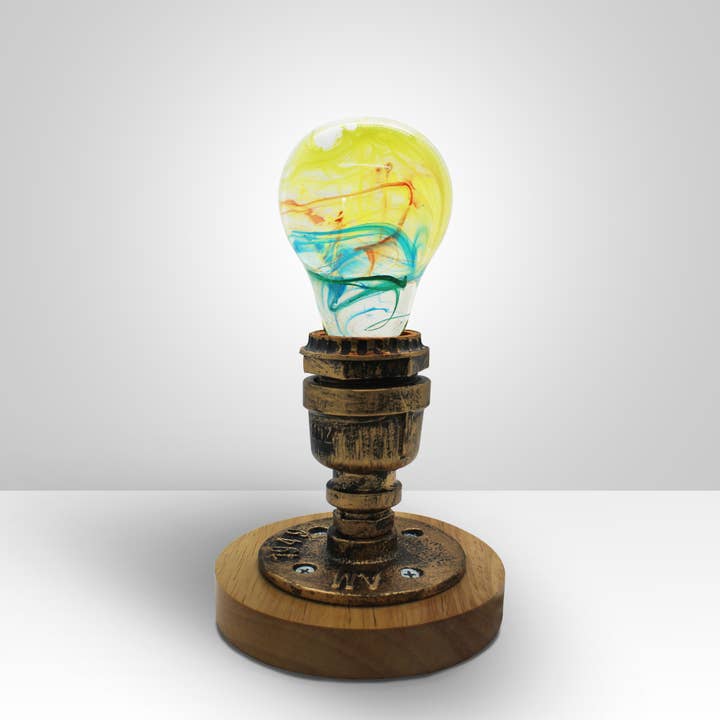 EP Design Lab - Wholesale Night Light - Handmade Fireworks LED Light Bulb Night Light