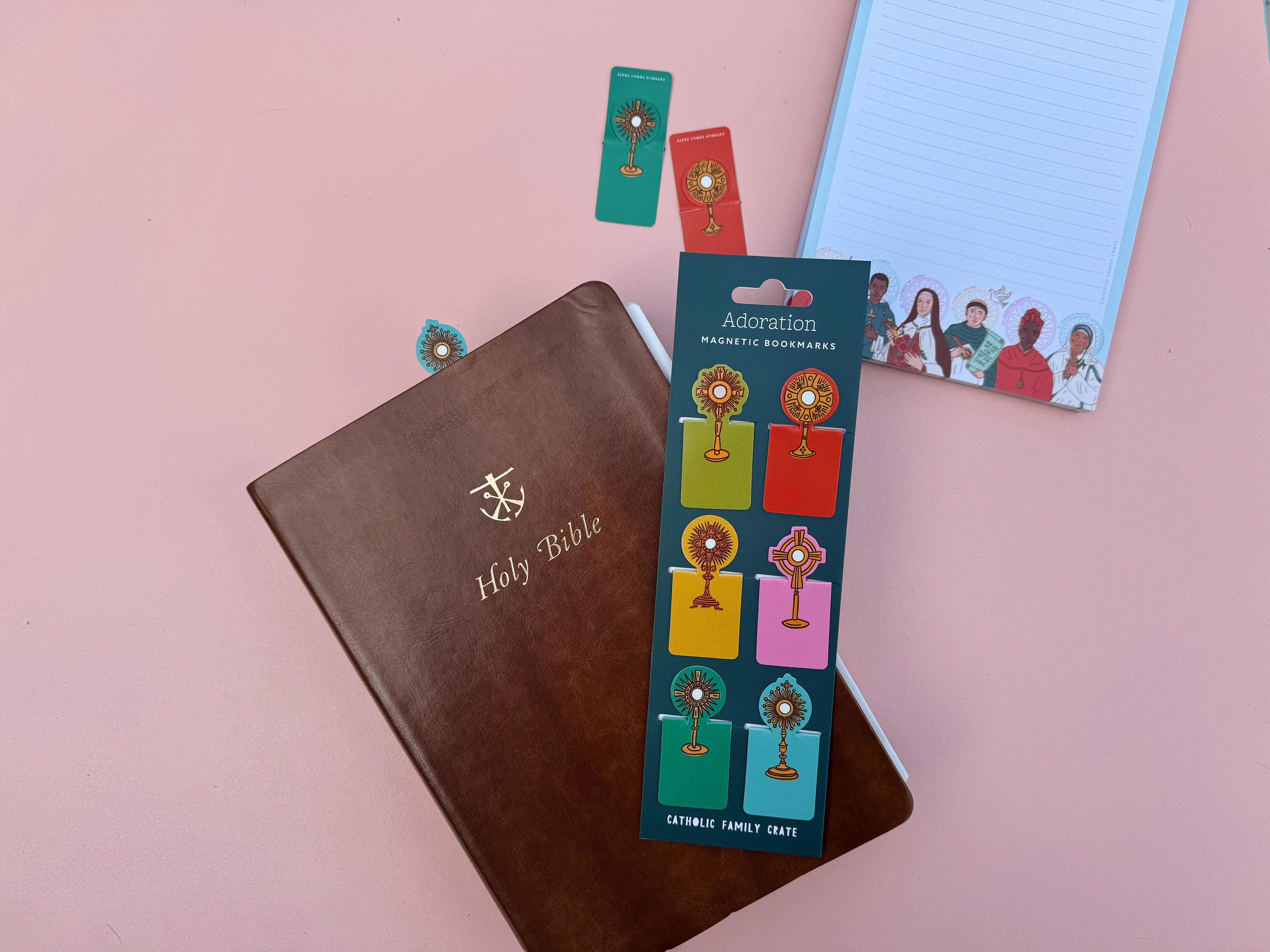 Catholic Family Crate® - Wholesale Bookmark - Adoration (Monstrance) Magnetic Bookmarks7