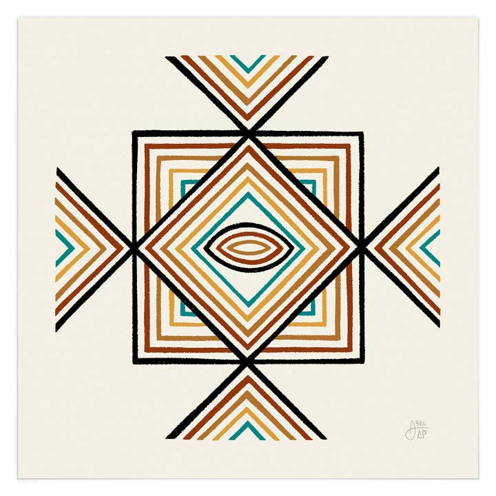 "Mandalaxy" Print AP201212 for wholesale by Abstract Pursuits