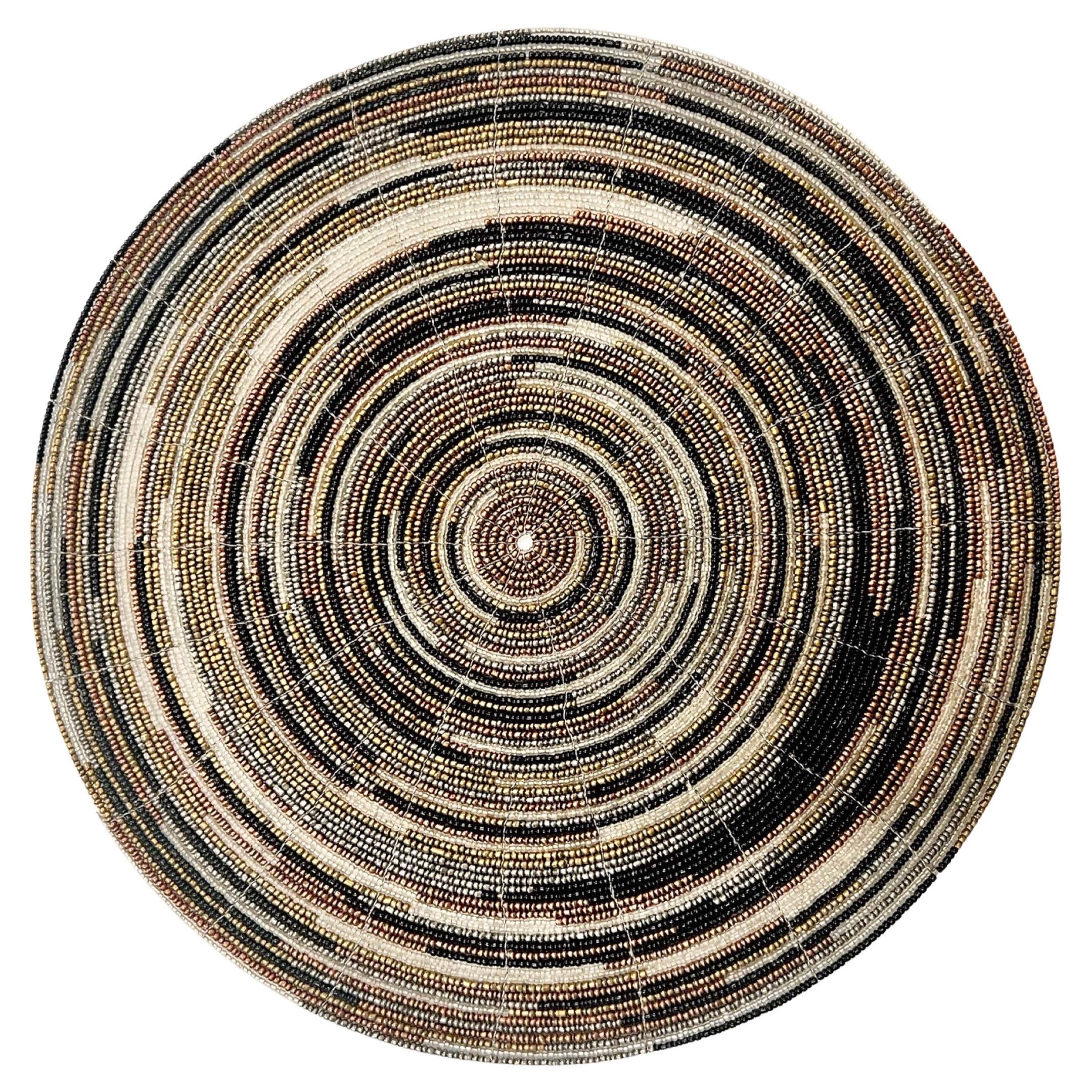 Bamboo Source Tropical Decor - Wholesale Placemat - Beaded Placemat - Round11