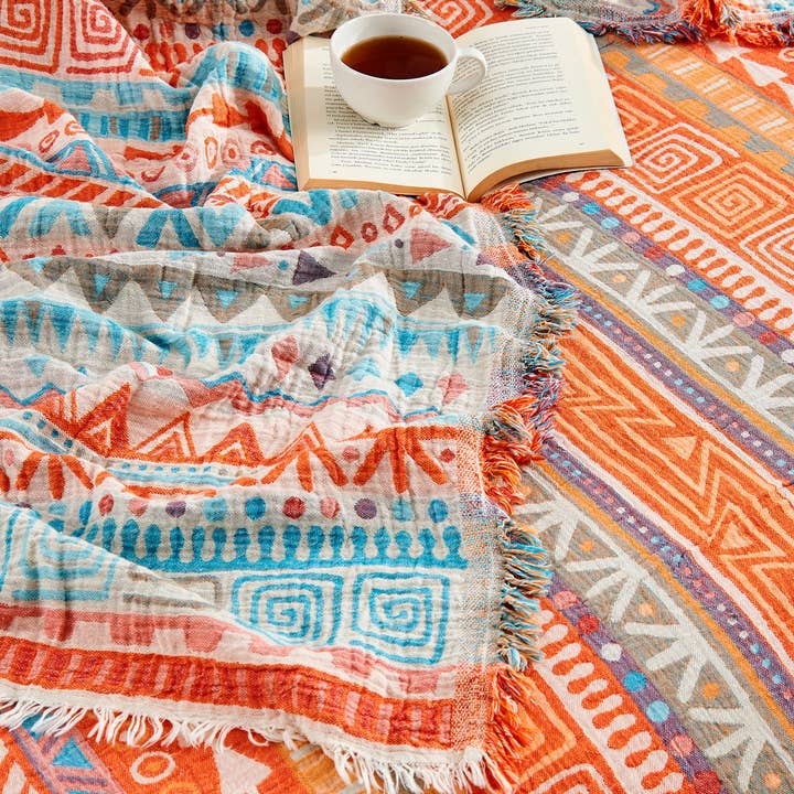 Kikoya - Wholesale Bedding Blanket - Boho Bedspread Turkish Cotton Summer Blankets Throw Bohemian4