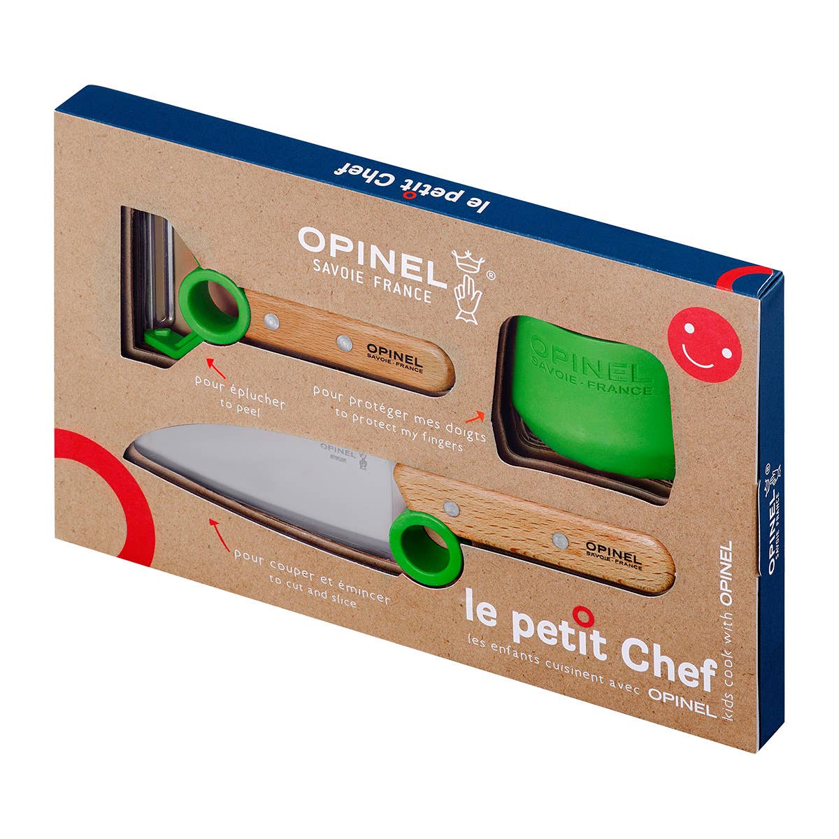 Opinel - Wholesale Knife Set - Le Petit Chef 3pc Knife Set (New Colors)8