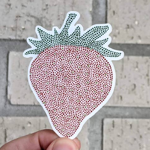 Jordbær Sticker for engroshandel hos Matthew Goetzka ~ The Patient Artist