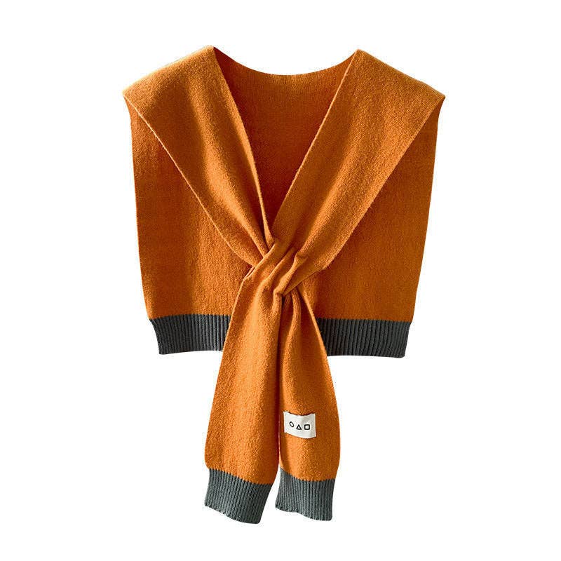 VividLux - Wholesale Wrap - Women's - Cozy Colorblock Knit Shawl2