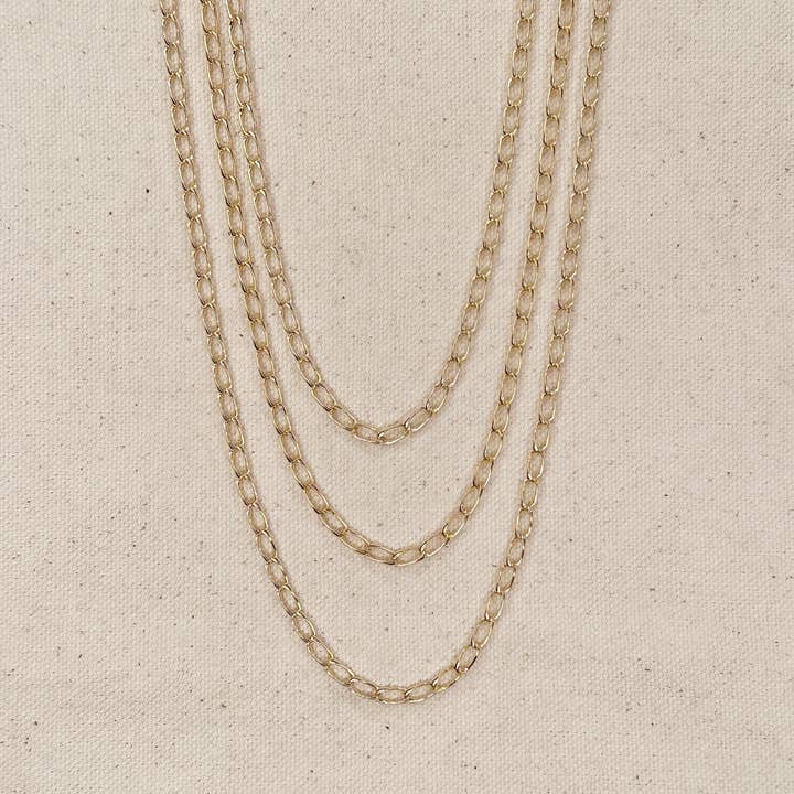 GoldFi - Wholesale Schakelketting - 18-karaats gouden ketting met lichte draaischakelaar