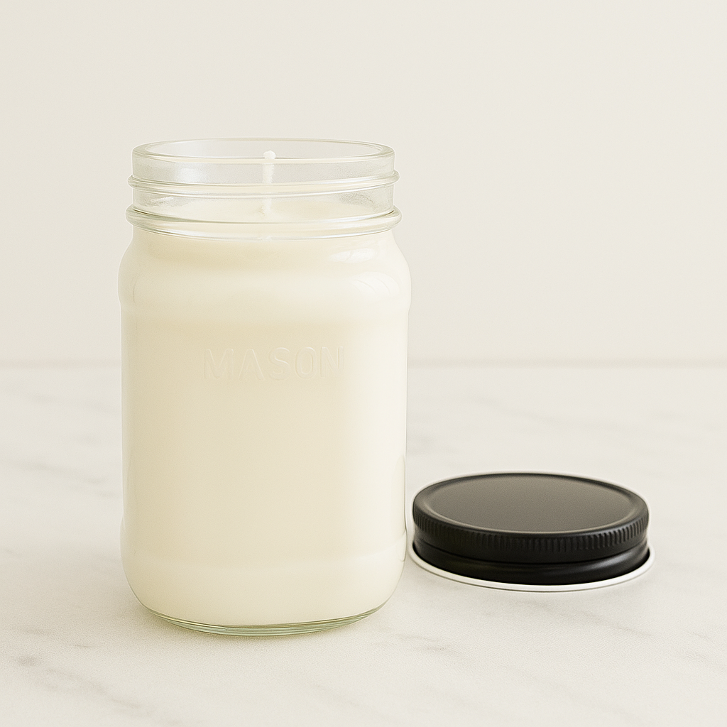 Miller Farm Candle Co - Wholesale Jar/Filled Candle - Ready to Label Mason Jar Soy Candle – 16 oz | Many Scents1