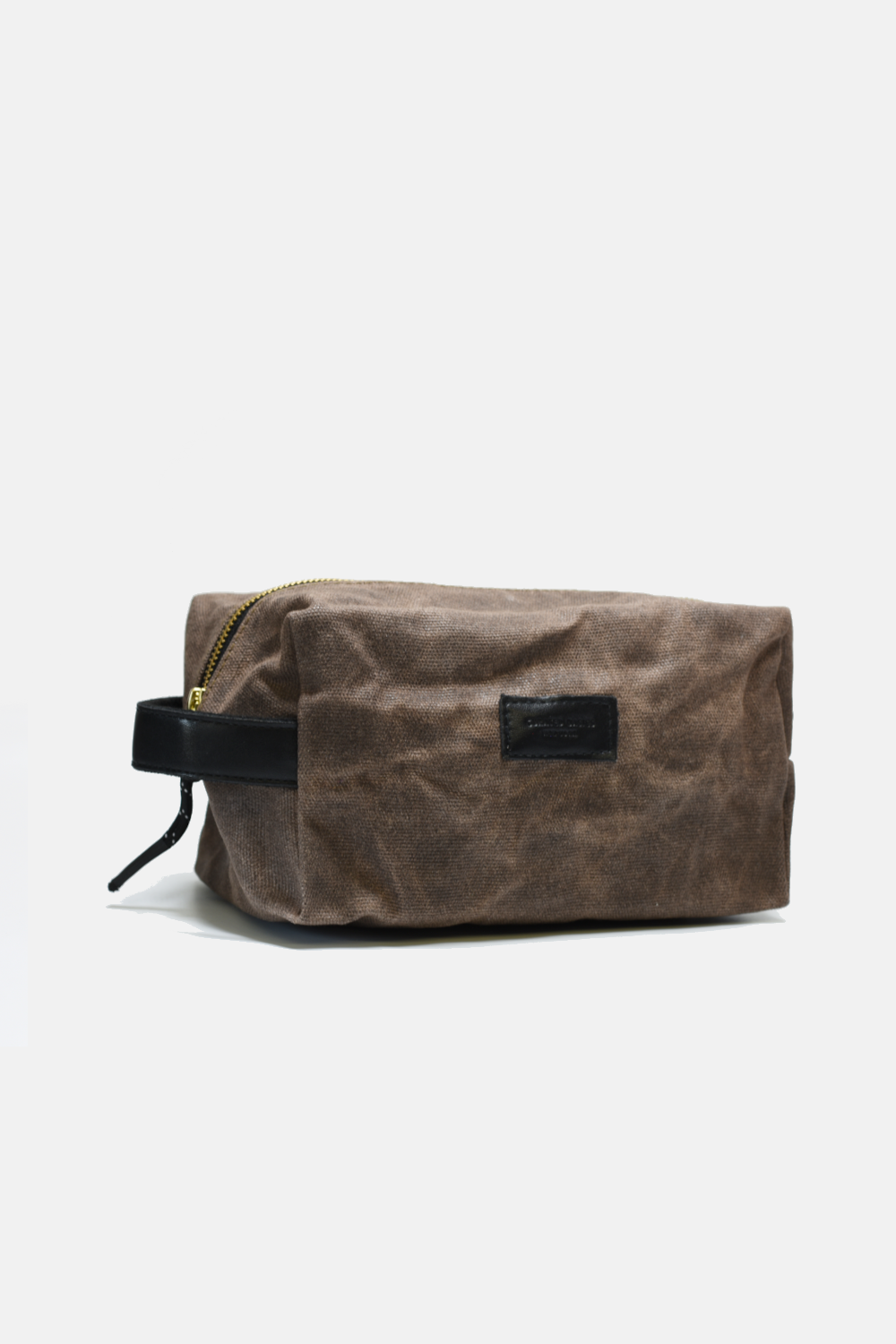 Curated Basics - Wholesale Toiletry Bag - Men's - Waxed Canvas Toiletry Bag 2.03