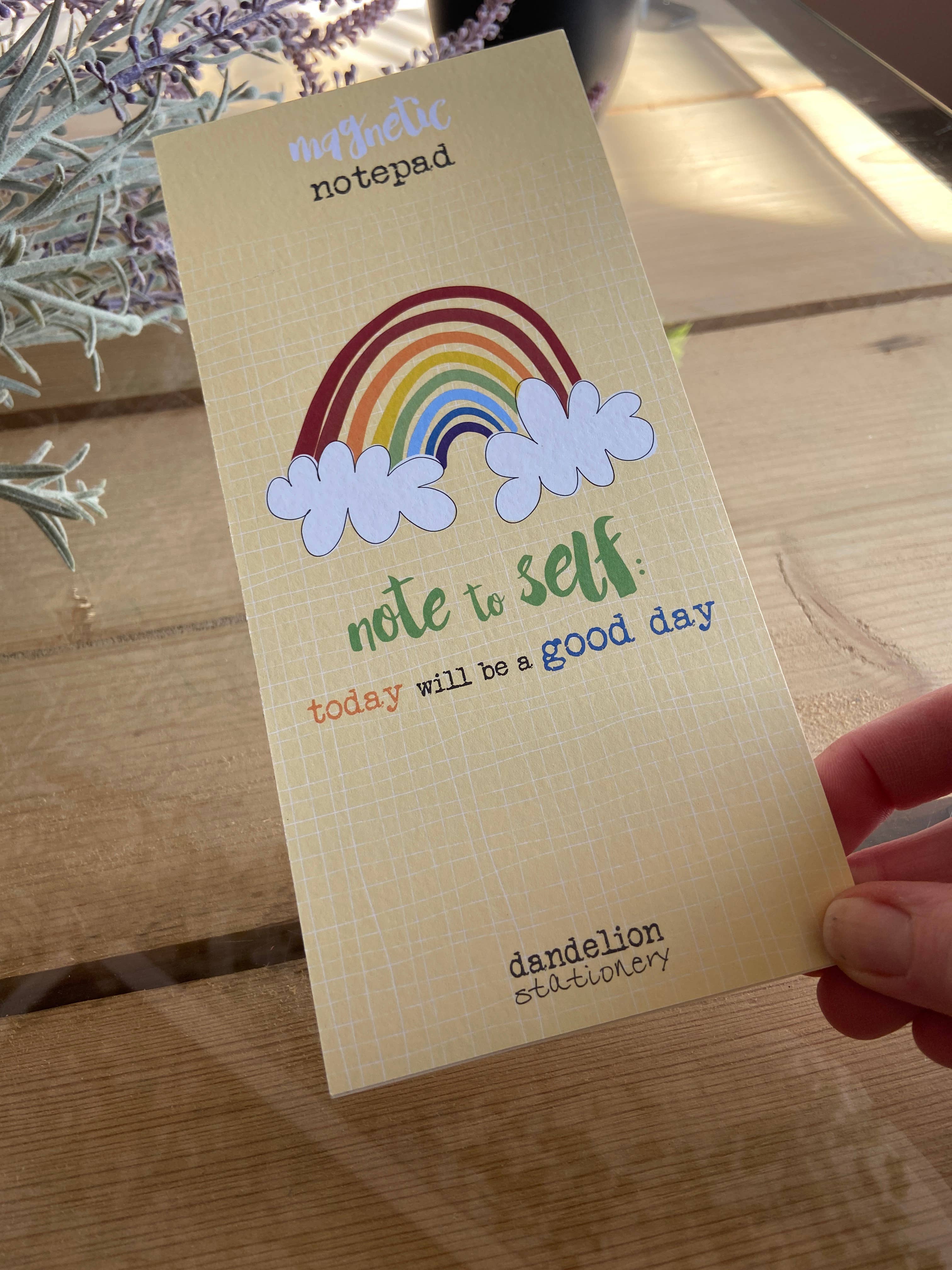 Dandelion Stationery - Wholesale Notepad - Magnetic Pad - Rainbow1