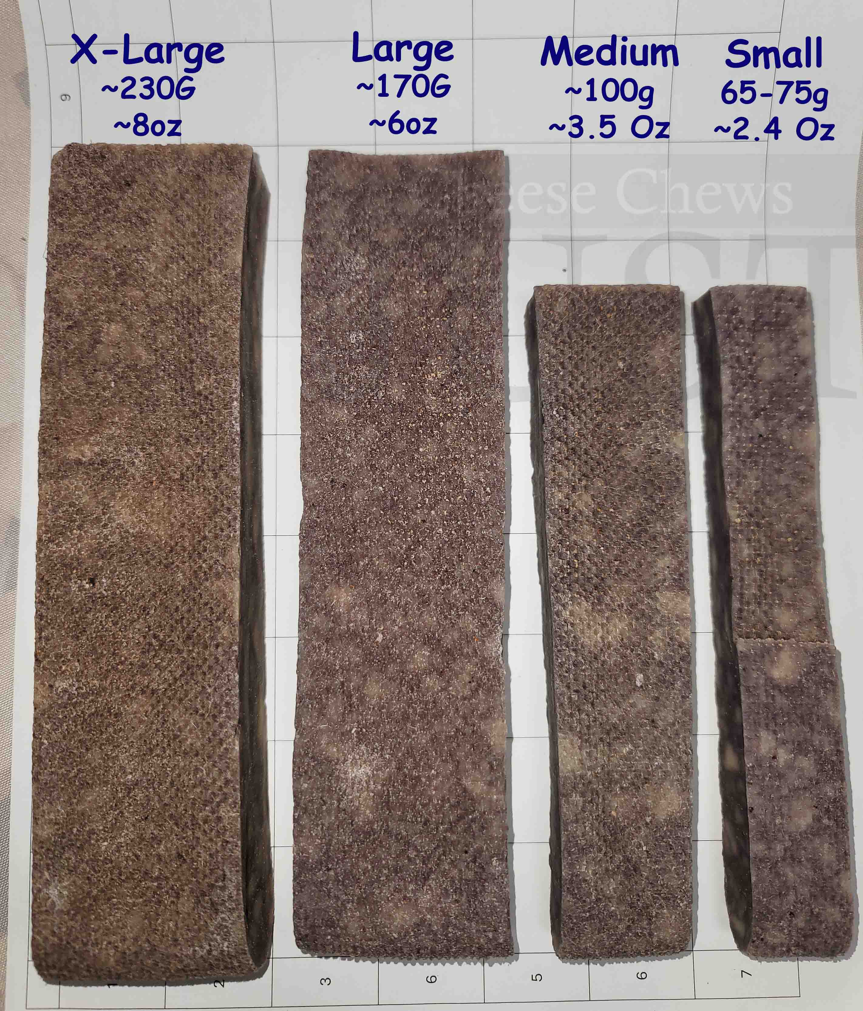 JUST Cheese Chews - Wholesale Pet Treats - Dog - Dog cheese chew.  Blueberry M/S  Himalayan Yak ~3.5oz 100g2