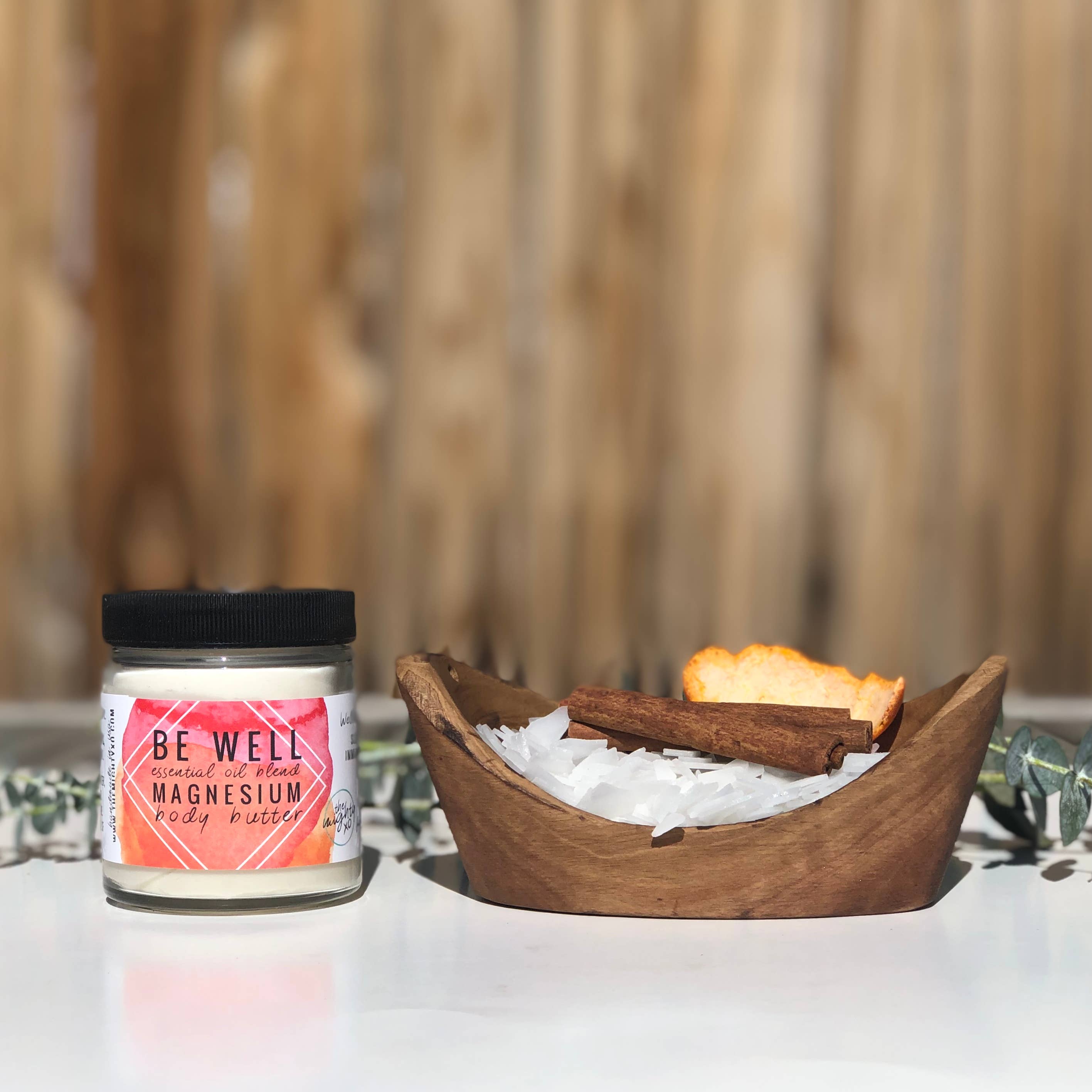 The Mighty XO – wholesale Kroppsbalsam/Smör – Vara väl Magnesium Body Butter - kall + immunitet1