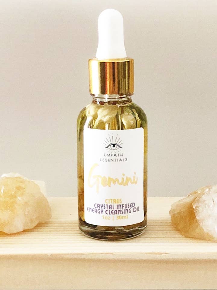 Zodiac Energy Cleansing Oil Dropper for wholesale by Empath Essentials