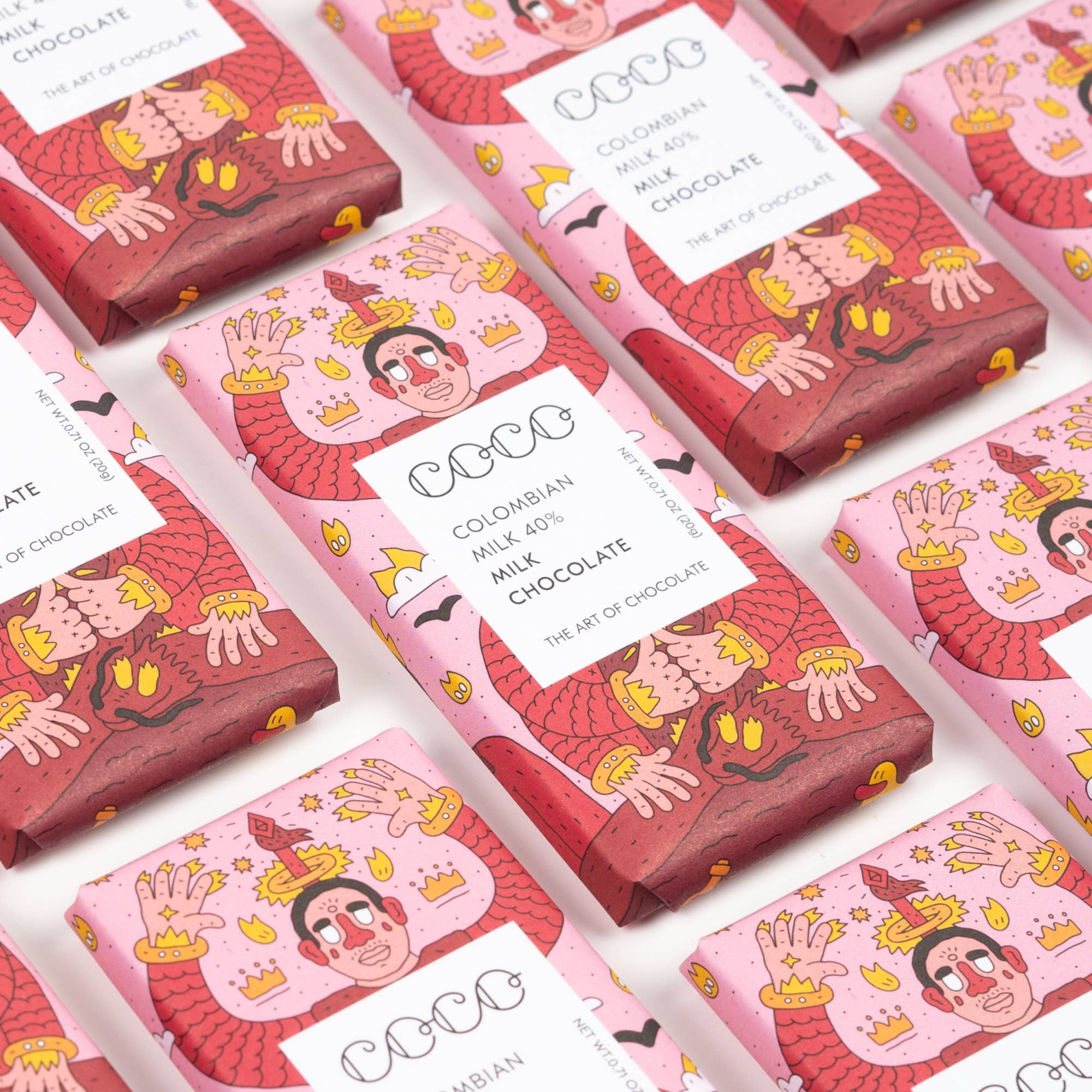 COCO Chocolatier [No duties when shipping to US!] - Wholesale Chocolate bar - Colombian Milk Mini Chocolate Bar (Pack of 24)3