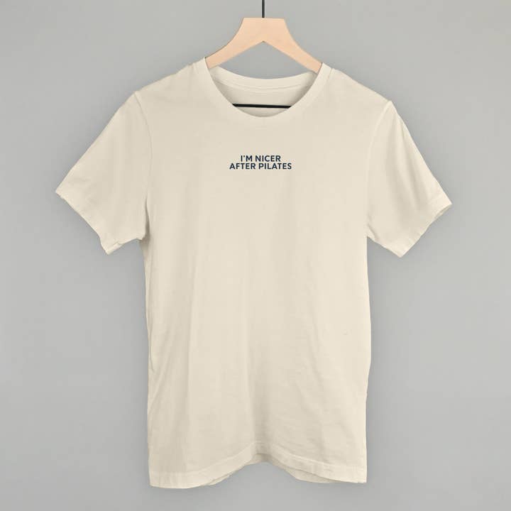 Ivy + Cloth - Wholesale Screen Printed T-Shirt - Women's - I'm Nicer After Pilates2