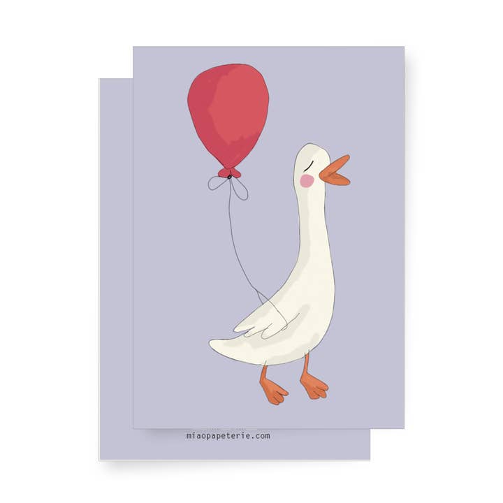 Gansos | Cartão dobrável em ziguezague por atacado de MIAO Papeterie