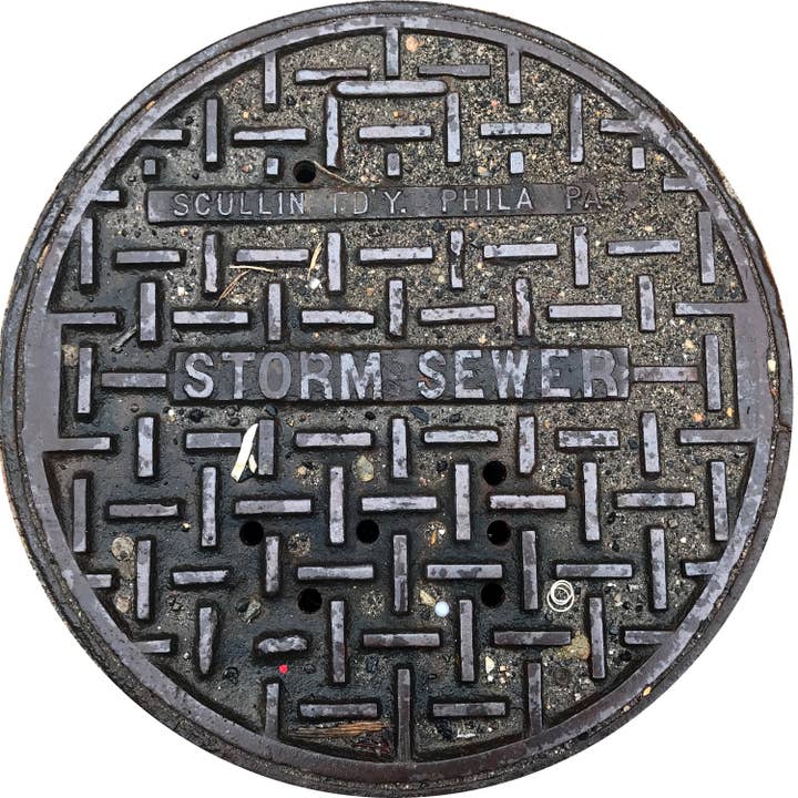 PROJECT EAST - Philadelphia, PA - Sewer Cover Trivet for wholesale by Vernakular Photo Designs