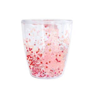 Kiss Lips Libbey Glass with Bamboo Lid and Straw, Libby Glass Beer Can 16  oz, Valentine's Day Libbey Glass