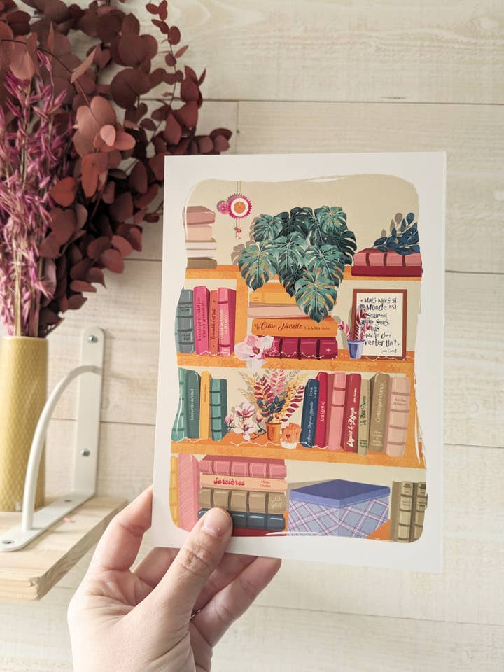 Forårsbibliotekskort for engroshandel hos Mathilde Garcia Illustration