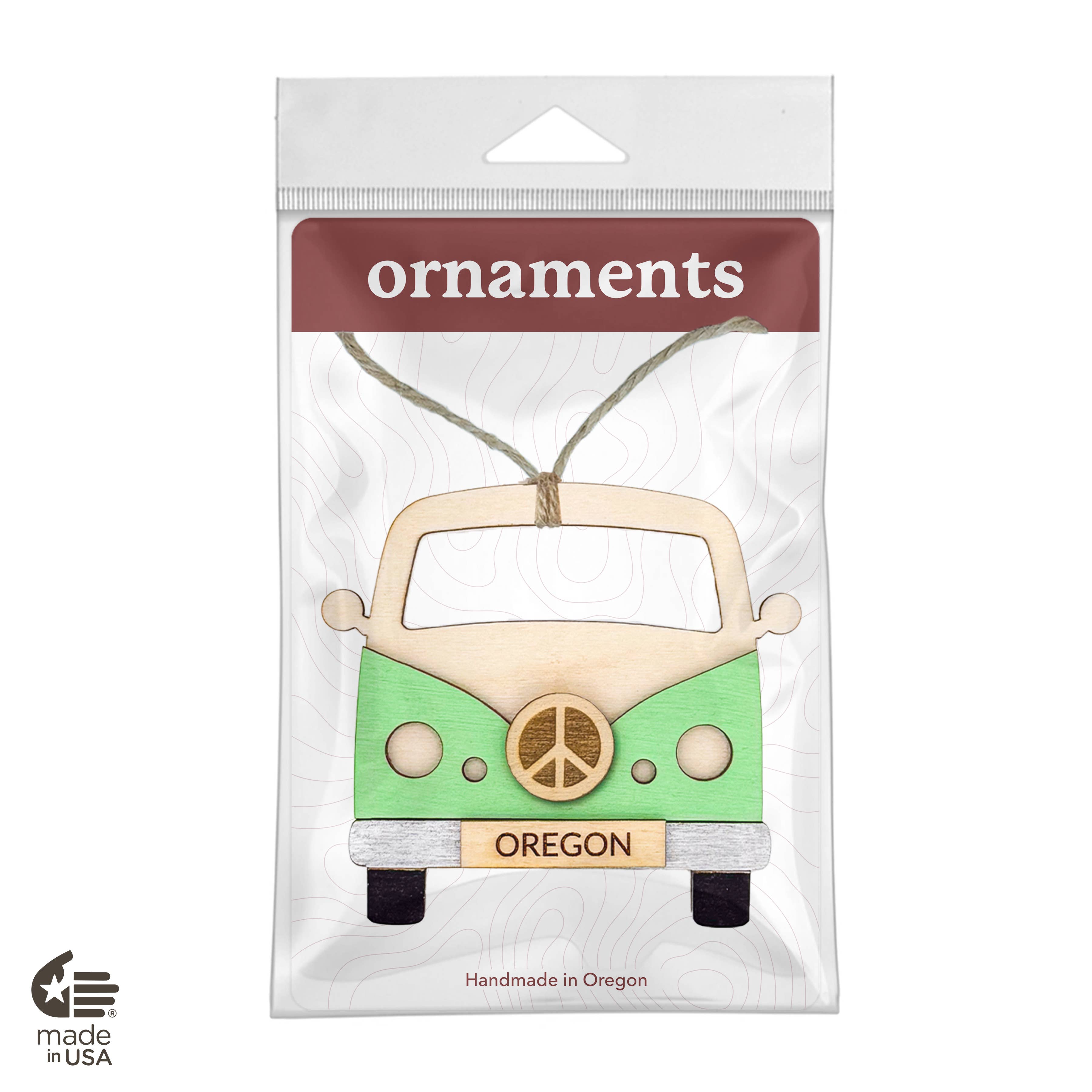 Bloom & Wander - Wholesale Ornament - VW Bus + HOND Ornamenten | Strand Kust Kerstmis Gemaakt in de VS8