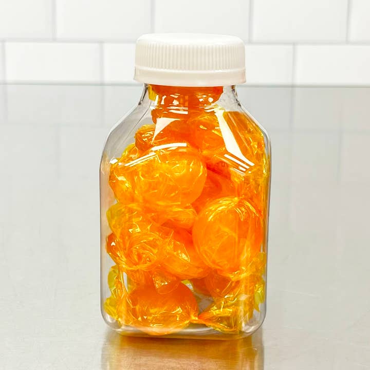 Candy Bottle Gold Butterscotch with Custom Logo Option for wholesale by Candy Squared