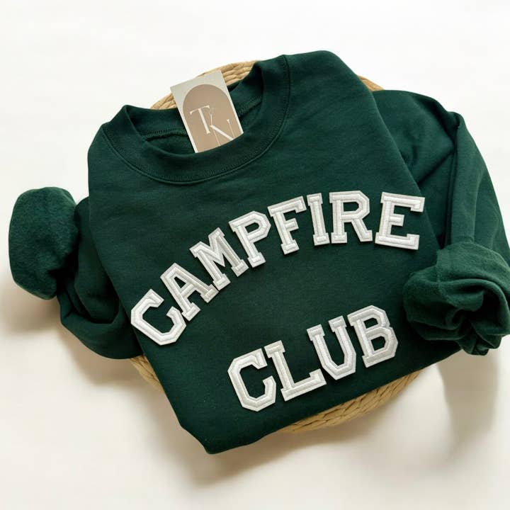 Threads And Needles, INC. - Wholesale Sweatshirt - Unisex - CAMPFIRE CLUB Sweatshirt, Camping Clothing1