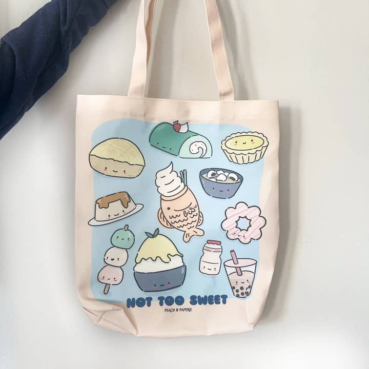 peach & paperie - Wholesale Tote Bag - Unisex - Not Too Sweet Tote Bag1