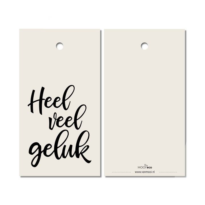Cadeaukaart | Veel geluk voor wholesale door MOOI eco | VanMooi.nl