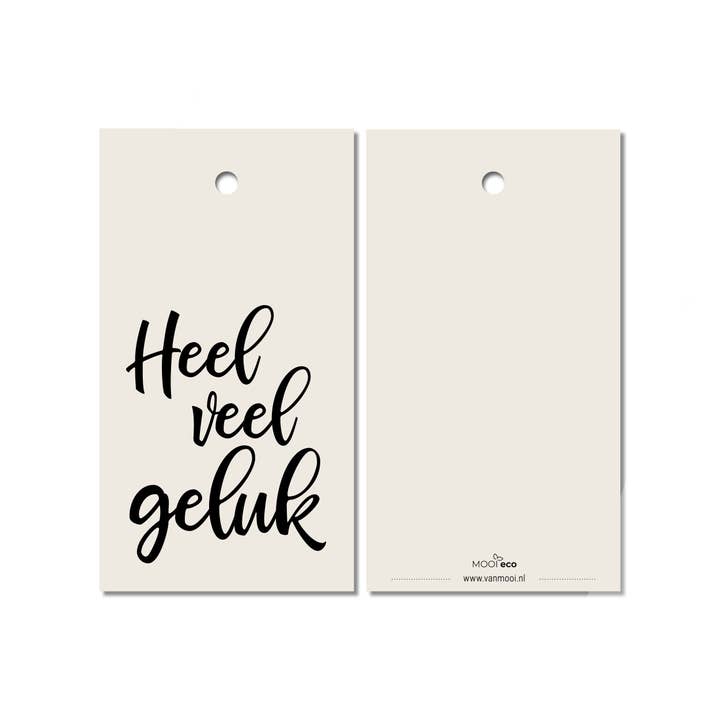Cadeaukaart | Veel geluk voor wholesale door MOOI eco | VanMooi.nl