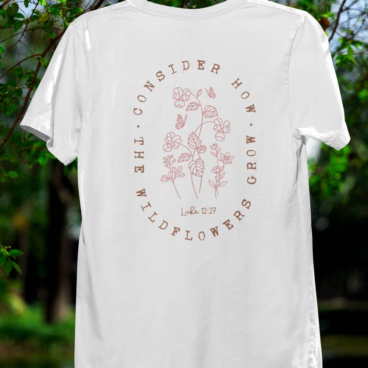 Consider HOW - Christian 100% US Cotton Tee T-Shirt for wholesale by VILNO Apparel