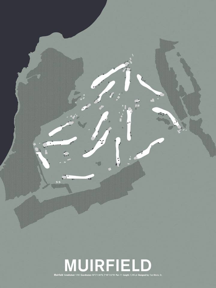 Muirfield Screenprint for wholesale by NOMO Design