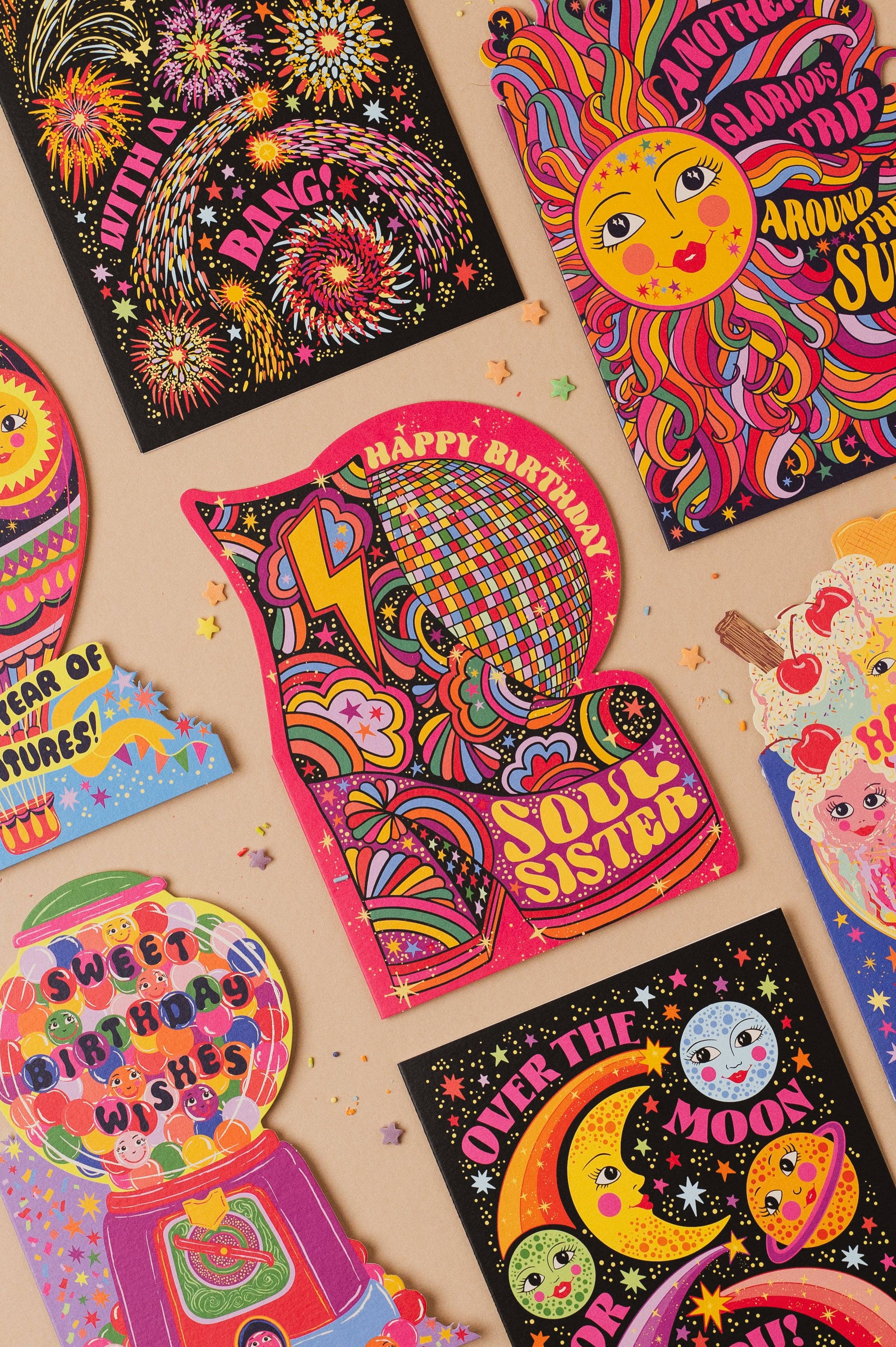 Cath Tate Cards - Wholesale Birthday Card - CANDY BIRTHDAY4