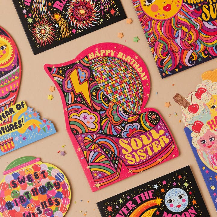 Cath Tate Cards - Wholesale Birthday Card - CANDY BIRTHDAY4