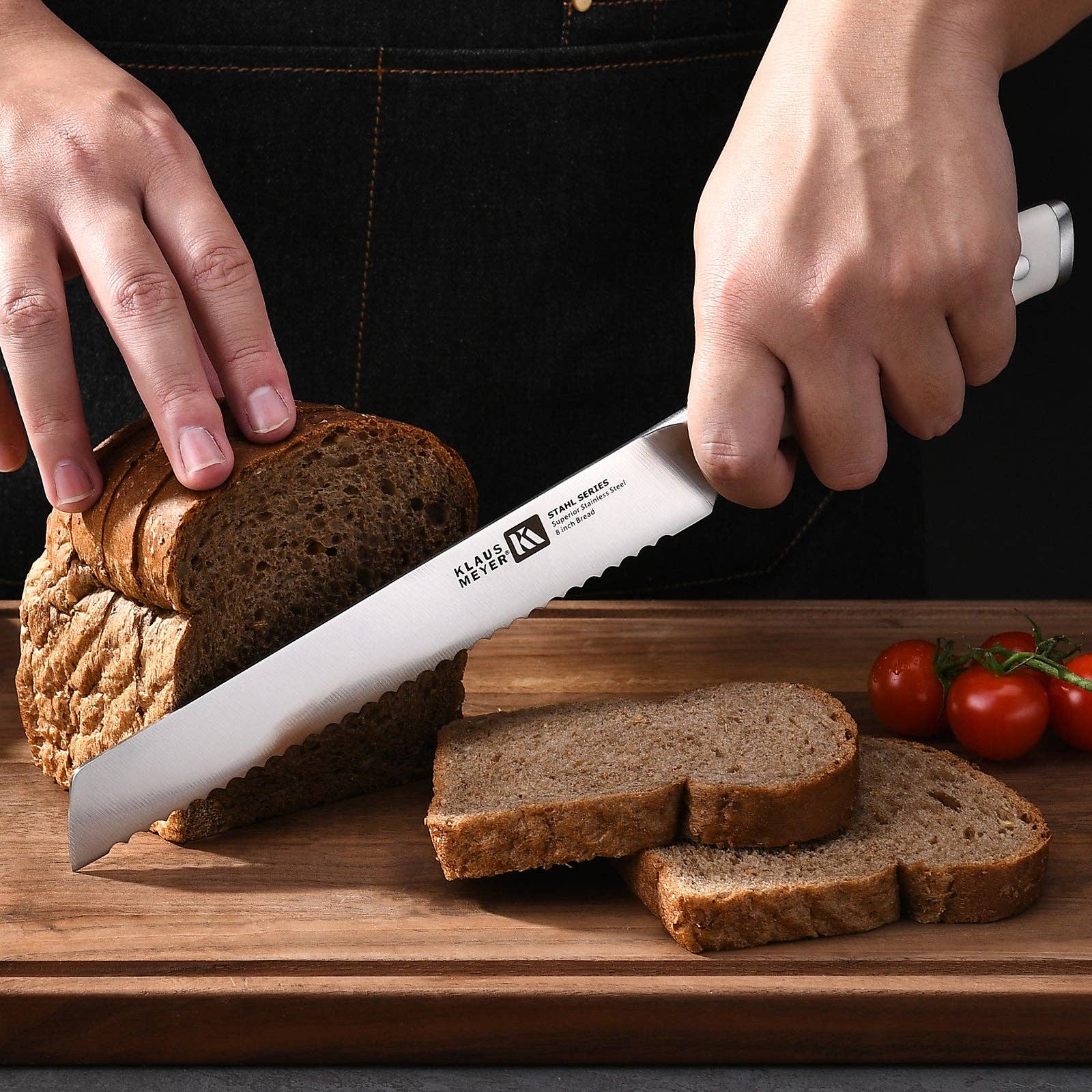 Klaus Meyer - Wholesale Keukenmes - Stahl 8" broodmes10